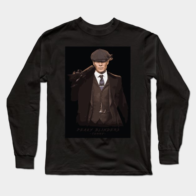 Peaky Blinders Tommy Long Sleeve T-Shirt by Durro